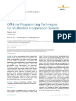 Off-Line Programming Techniques For Multirobot Cooperation System