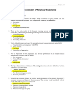 PAS 1 Presentation of Financial Statements: Quiz 1: Multiple Choice