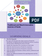 Long Term Sources of Funds