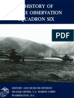 A History of Marine Observation Squadron Six