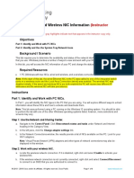 4.6.6 Lab - View Wired and Wireless NIC Information - ILM