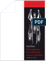 El Olor A Sangre Humana No Se Me Quita de Los Ojos - Conversaciones Con Francis Bacon - Franck Maubert PDF