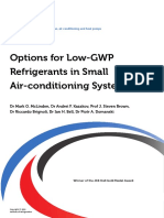 Options For Low-GWP Refrigerants in Small Air-Conditioning Systems