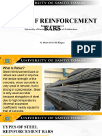 Types and Sizes of Rebars