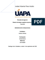 Tarea #10 Administracion de Operaciones