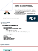 Sesión Academica 1 - Gerencia de Telecomunicaciones PDF