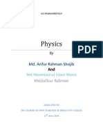 Physics Note by Shojib-Sir PDF