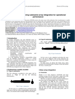 Improving Submarine Array Integration