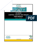 Cs Wave Control Centre and Server User Manual: Version 2.0 - 14/03/2006