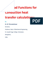 Mathcad Functions For Conduction Heat Transfer Calculations