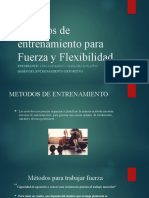 Métodos de Entrenamiento para Fuerza y Flexibilidad