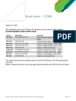 PTSA SSL Certificate Issue - CCNA v5.03 Courses: Networking Academy