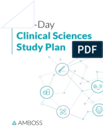 Clinical Sciences Study Plan