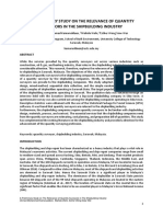 SE9 - A Preliminary Study On The Relevance of Quantity Surveyors in The Shipbuilding Industry - Ahmed Mohammed Kamaruddeen