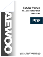 Service Manual: Xga Color Monitor Model: 531X