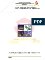 Plan de Area Ciencias Naturales I.E. Chigorodo - 2019