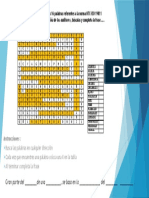 Sopa de Letras Evaluación Auditores