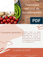 Toxicidad Natural de Los Alimentos PDF