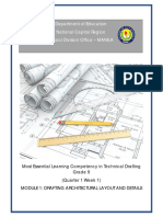 TLE-LE 9 - Q1 - W1 - Mod1 - TECHNICAL DRAFTING PDF