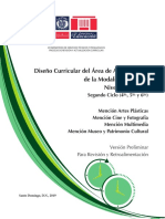 NIVEL SECUNDARIO Diseno Curricular Artes Visuales Actualizado 08 2020