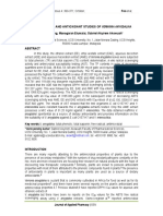 Antimicrobial and Antioxidant Studies of Vernonia Amygdalina