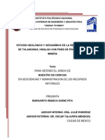 Estudio Geológico y Geoquímico de La Región Norte de Tulancingo, Hidalgo Con Fines de Prospección Minera PDF