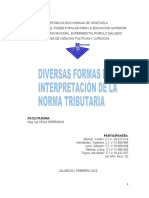 Formas Interpretacion Norma