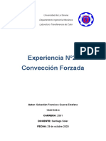 Informe Convección Forzada - Sebastián Guerra