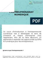 Entrepeunariat Numérique - BDT2020