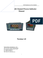 KH105 Multi Channel Process Indicator Manual: Xiamen Kehao Automation Co., LTD