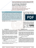 Analysis and Design of Residential Building G 1 Using STAAD Pro