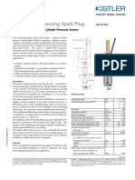 M14x1,25 Measuring Spark Plug: Pressure