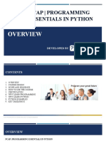 Overview - PCAP - Programming Essentials in Python (December 19, 201...