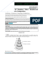 Fabrication of Bamboo Fibre Reinforced P