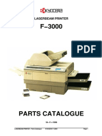 Kyocera F 3000 Parts Manual