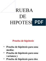 Prueba de Hipótesis para La Media de Una Población SPSS