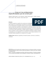 Las Didácticas en Los Profesorados Especificidades Que Se Construyen