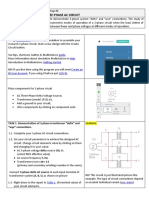 Analysis Three-Phase Ac Circuit: Work Purpose: To Demonstrate 3-Phase System "Delta" and "Wye" Connections. The Study of