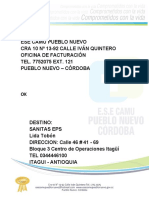 Direcciones de Correo Certificado2020