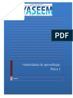 Fisica 1 Actividades de Aprendizaje