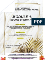 Module 1 Study Notebook