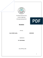 Aeration: The Islamic University of Gaza Faculty of Engineering Civil Engineering Department