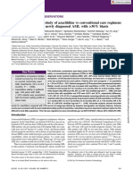 International Phase 3 Study of Azacitidine Vs Conventional Care Regimens in Older Patients With Newly Diagnosed AML With 30% Blasts