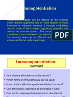 Immunopotentiation: Immunopotentiation Can Be Defined As The Process