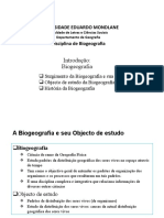 01 Introducao - Historia Da Biogeografia - O Surgimento Da Biogegrafia - Done