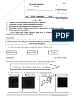 Prova - PB .Geografia.3ano - Manha .3bim