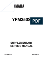 YFM350S: Supplementary Service Manual