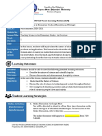 Earning Outcomes: Course Sem/AY Module No. Lesson Title Week Duration Date Description of The Lesson