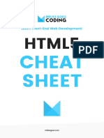 HTML5 Cheat Sheet