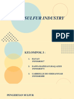 Sulfur Industry